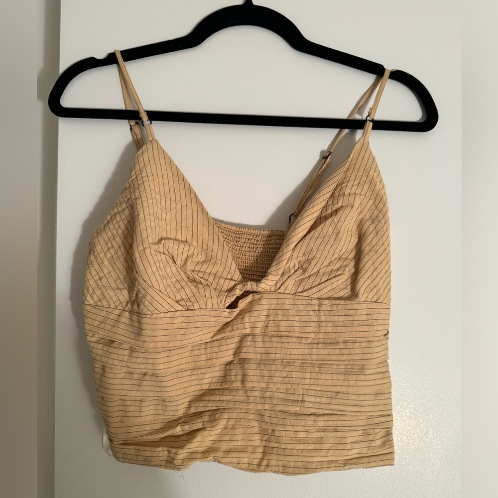 Zara linen tank